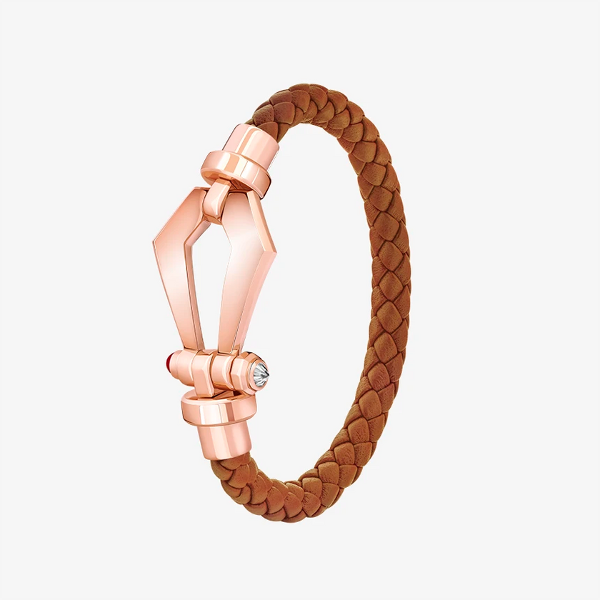 Alaghband Kite Bracelet for Men with Ruby Pin, Large