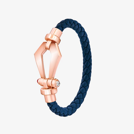 Alaghband Kite Bracelet for Men with Ruby Pin, Large