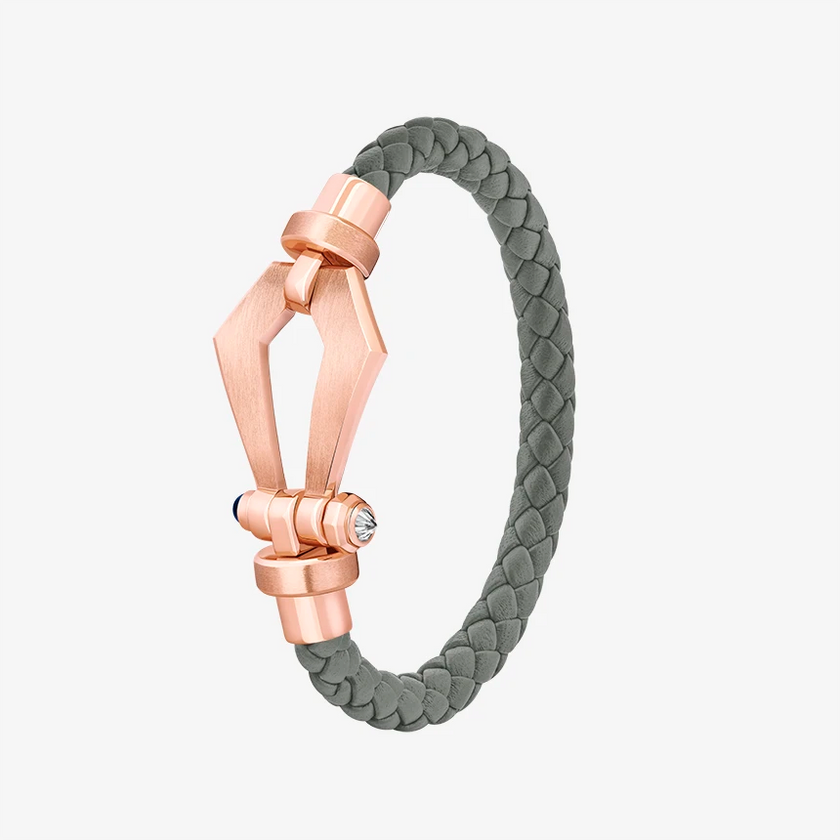 Alaghband Kite Bracelet for Men with Blue Sapphire Pin, Large