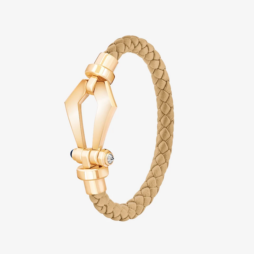 Alaghband Kite Bracelet for Men with Blue Sapphire Pin, Large