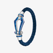 Alaghband Kite Bracelet for Men with Blue Sapphires, Large