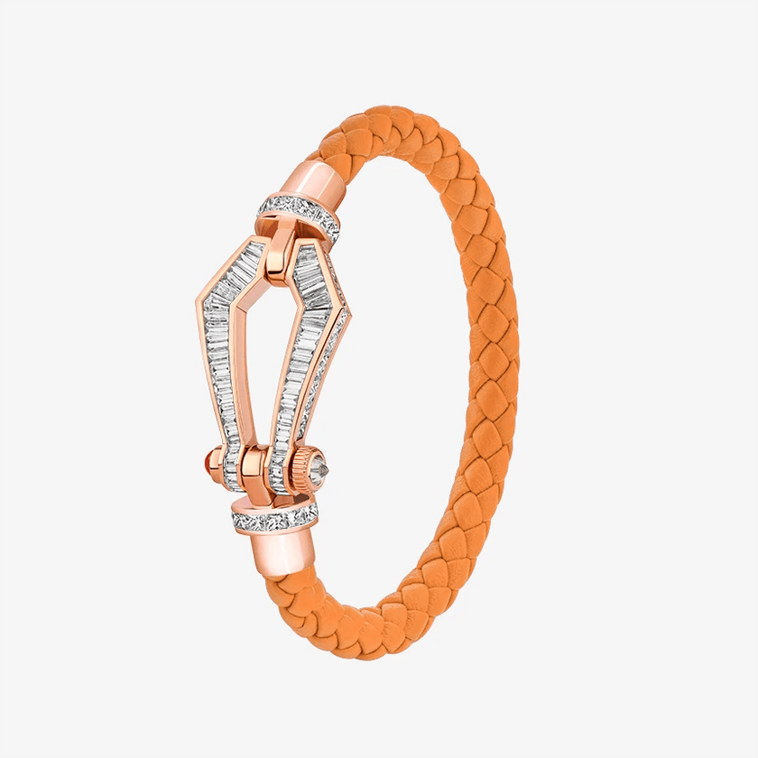 Alaghband Kite Bracelet with Baguette Cut Diamonds and Ruby Pin, Large - Alaghband Jewelry