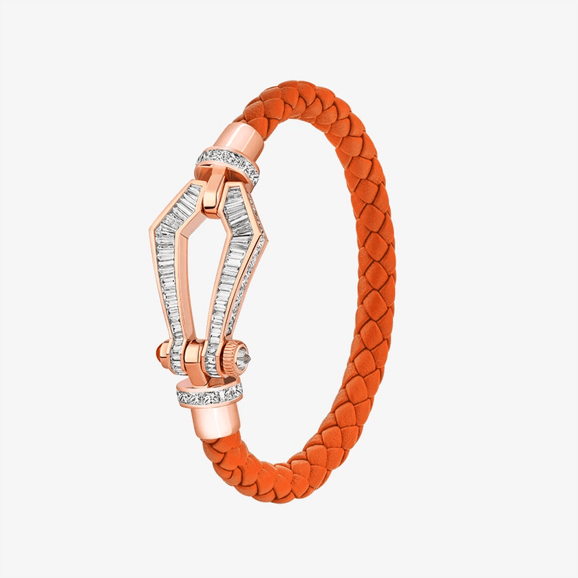 Alaghband Kite Bracelet with Baguette Cut Diamonds and Ruby Pin, Large - Alaghband Jewelry