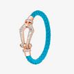 Alaghband Kite Bracelet with Baguette Cut Diamonds and Blue Sapphire Pin, Large - Alaghband Jewelry