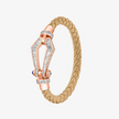 Alaghband Kite Bracelet for Men with Baguette Cut Diamonds and Blue Sapphire Pin, Large - Alaghband Jewelry