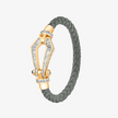 Alaghband Kite Bracelet for Men with Baguette Cut Diamonds and Blue Sapphire Pin, Large - Alaghband Jewelry