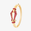 Alaghband Kite Bangle with Rubies, Medium