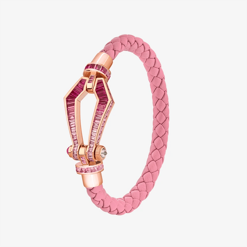 Alaghband Kite Bracelet with Pink Sapphire Gradient, Large - Alaghband Jewelry