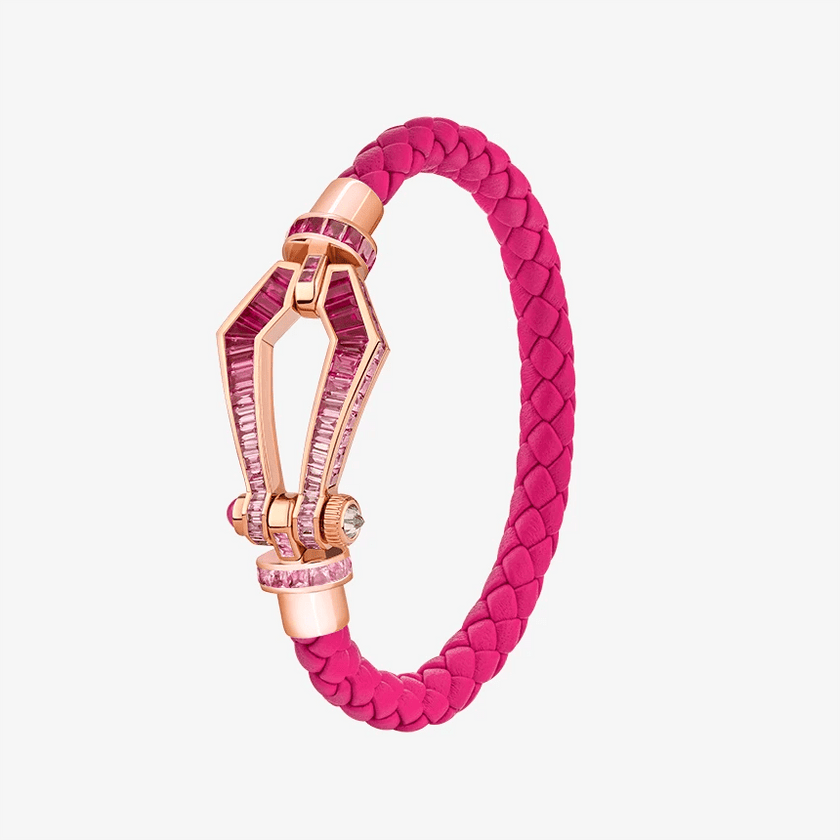 Alaghband Kite Bracelet with Pink Sapphire Gradient, Large - Alaghband Jewelry