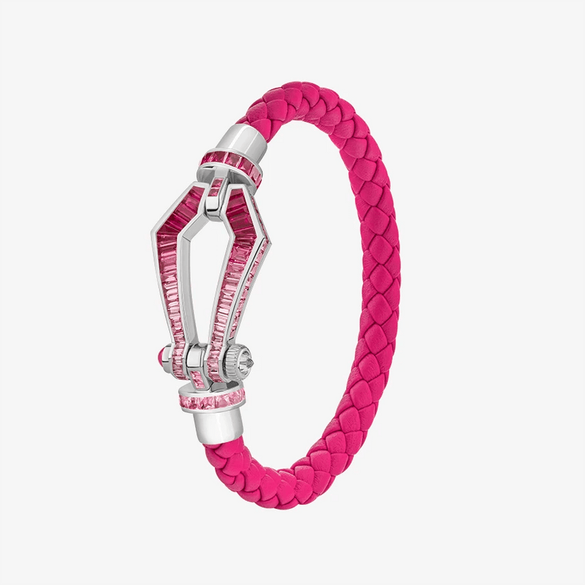 Alaghband Kite Bracelet with Pink Sapphire Gradient, Large - Alaghband Jewelry