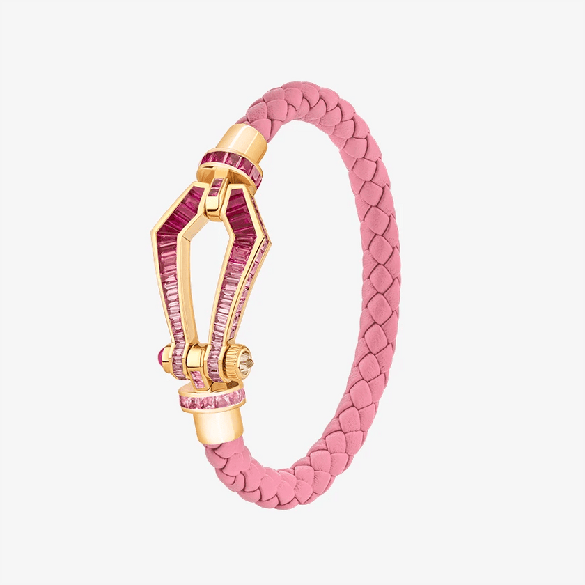 Alaghband Kite Bracelet with Pink Sapphire Gradient, Large - Alaghband Jewelry