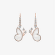 Alaghband Butterfly Drop Earrings with Mother of Pearl