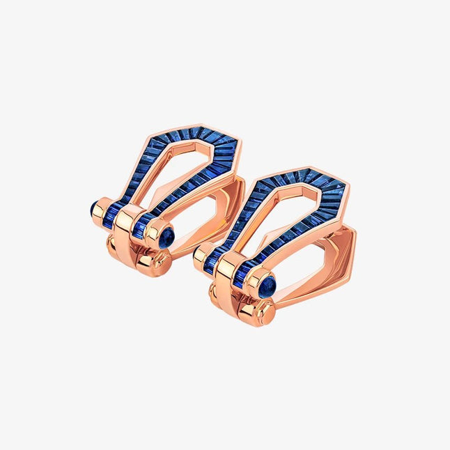 Alaghband Kite Drop Earrings with Blue Sapphires - Alaghband Jewelry