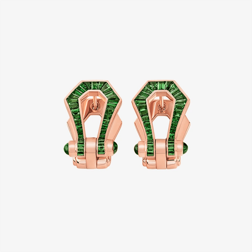 Alaghband Kite Drop Earrings with Garnets - Alaghband Jewelry