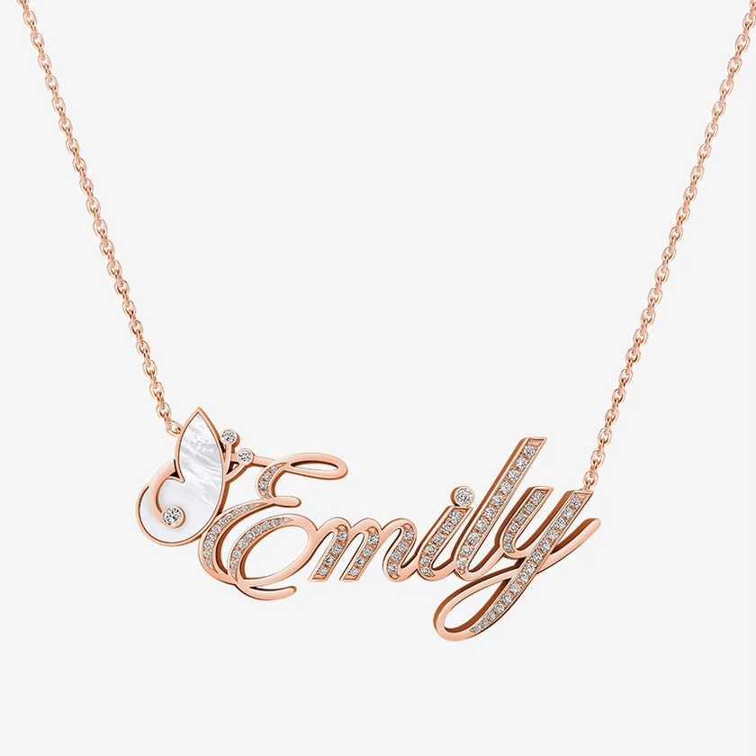 Alaghband Emily Necklace with Semi - Precious Stone - Alaghband Jewelry