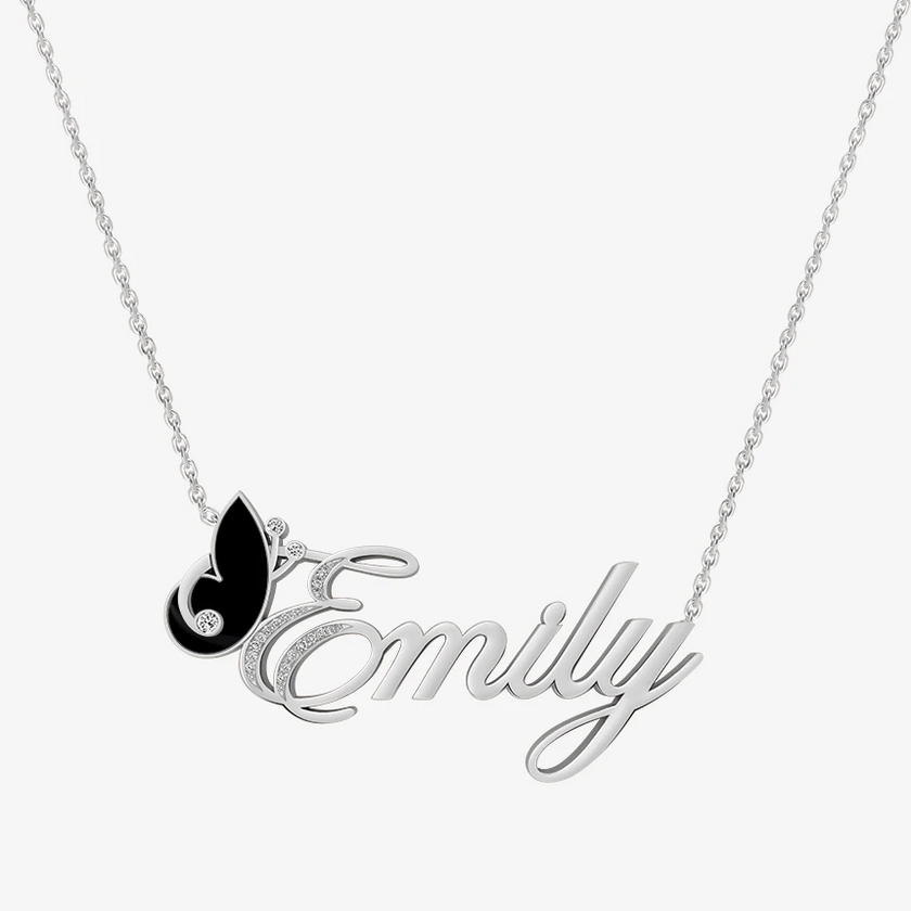 Alaghband Emily Necklace with Semi-Precious Stone