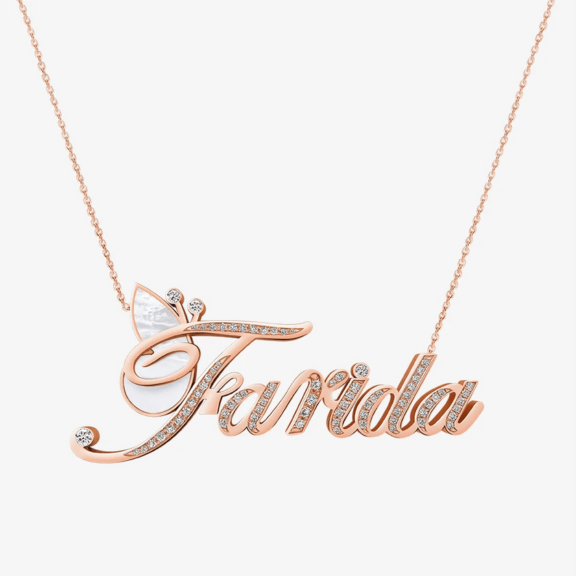 Alaghband Farida Necklace with Semi - Precious Stone - Alaghband Jewelry