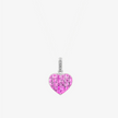 Alaghband Heart Pendant with Pink Sapphires