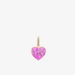 Alaghband Heart Pendant with Pink Sapphires