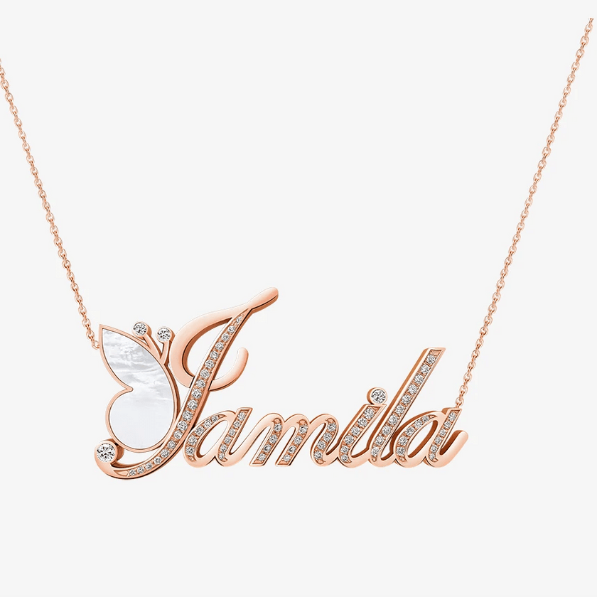 Alaghband Jamila Necklace with Semi - Precious Stone - Alaghband Jewelry