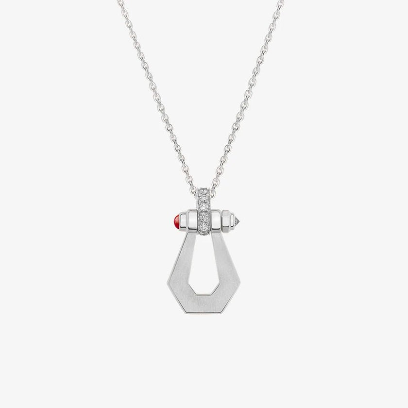 Alaghband Kite Necklace with Ruby Pin - Alaghband Jewelry