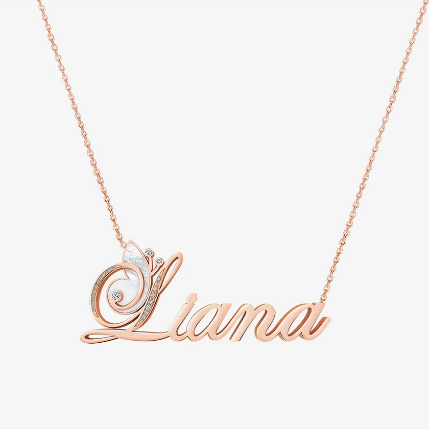 Alaghband Liana Necklace with Semi-Precious Stone