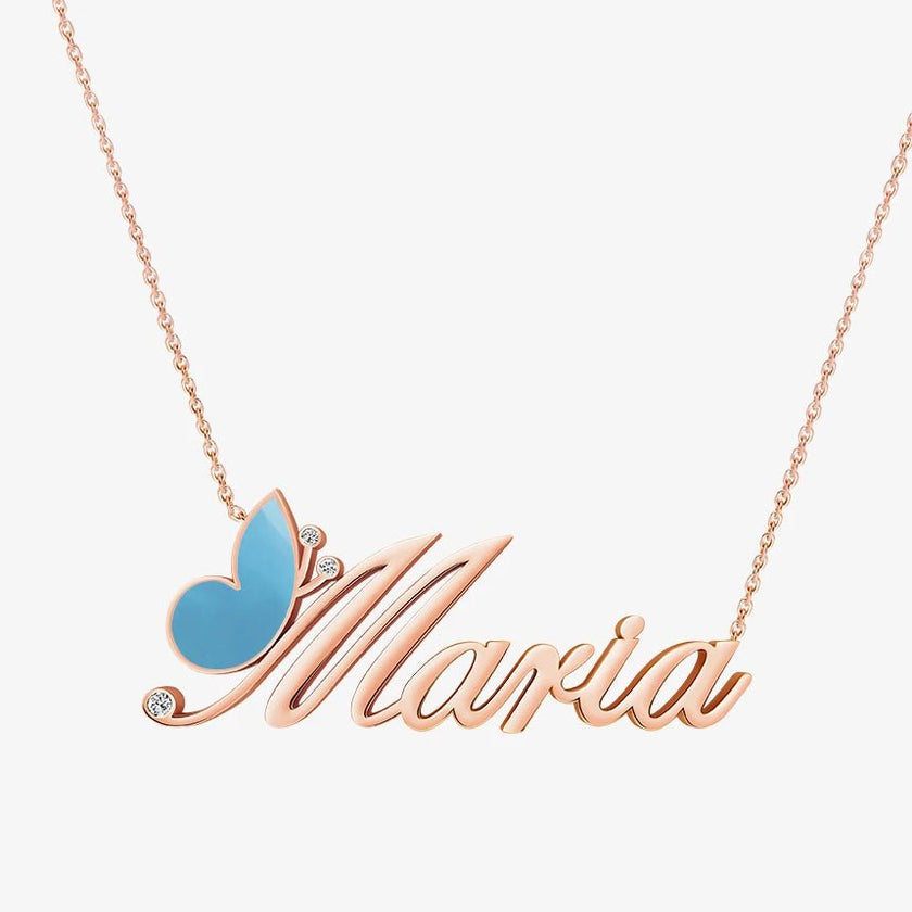 Alaghband Maria Necklace with Semi - Precious Stone - Alaghband Jewelry