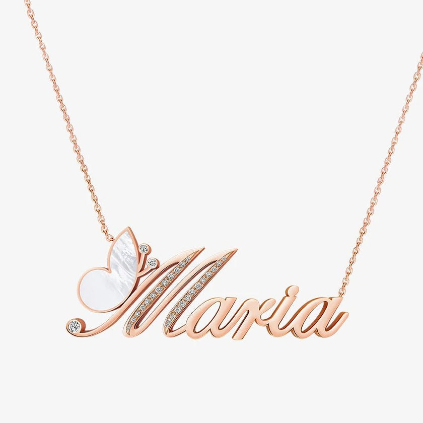 Alaghband Maria Necklace with Semi - Precious Stone - Alaghband Jewelry