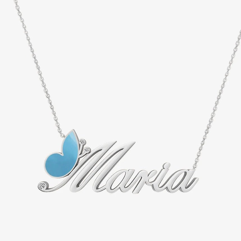 Alaghband Maria Necklace with Semi - Precious Stone - Alaghband Jewelry