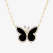 Alaghband Butterfly Necklace with Onyx