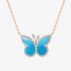 Alaghband Butterfly Necklace with Turquoise