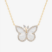 Alaghband Butterfly Necklace with Mother of Pearl