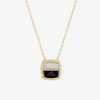 Alaghband Pyramid Duo Necklace with Onyx and Diamonds