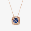 Alaghband Pyramid Necklace with Chambered Lapis Lazuli