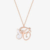 Alaghband Initials C Pendant with Mother of Pearl