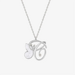 Alaghband Initials C Pendant with Mother of Pearl