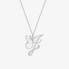 Alaghband Initials I Pendant with Mother of Pearl