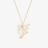 Alaghband Initials I Pendant with Mother of Pearl