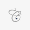 Alaghband Initials “C” Pendant with Diamonds & Blue Sapphire