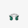 Alaghband Butterfly Ring with Malachite - Alaghband Jewelry