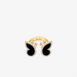 Alaghband Butterfly Ring with Onyx