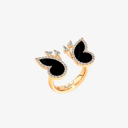 Alaghband Butterfly Ring with Onyx