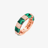 Alaghband Pyramid Ring with Malachite