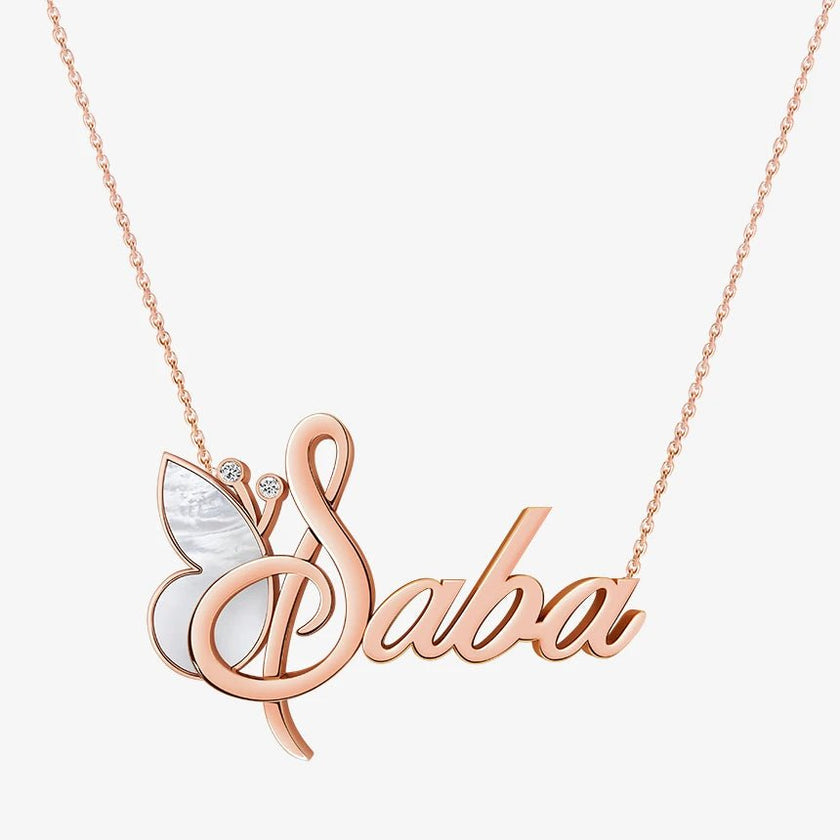 Alaghband Saba Necklace with Semi - Precious Stone - Alaghband Jewelry