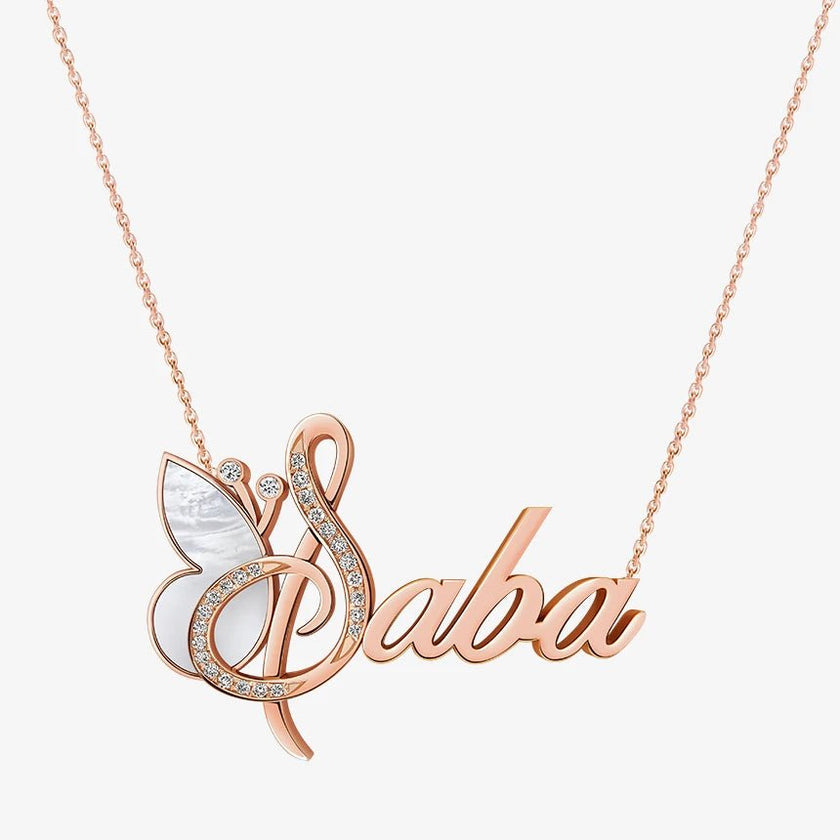 Alaghband Saba Necklace with Semi - Precious Stone - Alaghband Jewelry