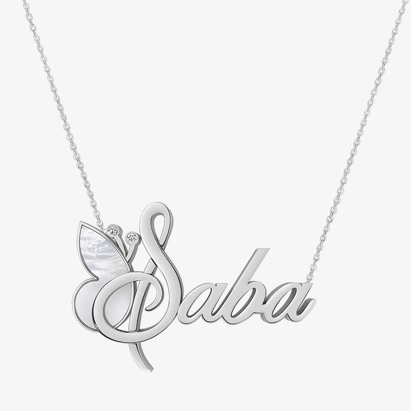 Alaghband Saba Necklace with Semi - Precious Stone - Alaghband Jewelry