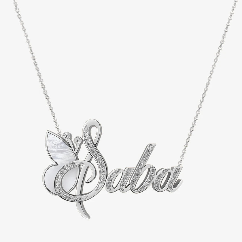 Alaghband Saba Necklace with Semi - Precious Stone - Alaghband Jewelry