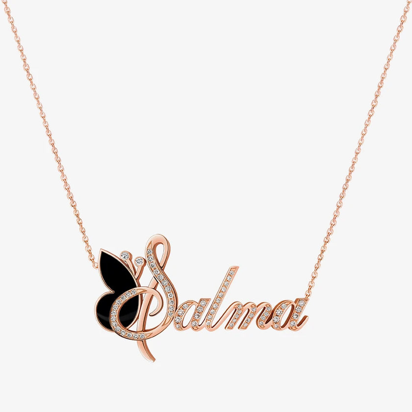 Alaghband Salma Necklace with Semi-Precious Stone