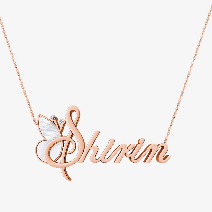 Alaghband Shirin Necklace with Semi - Precious Stone - Alaghband Jewelry