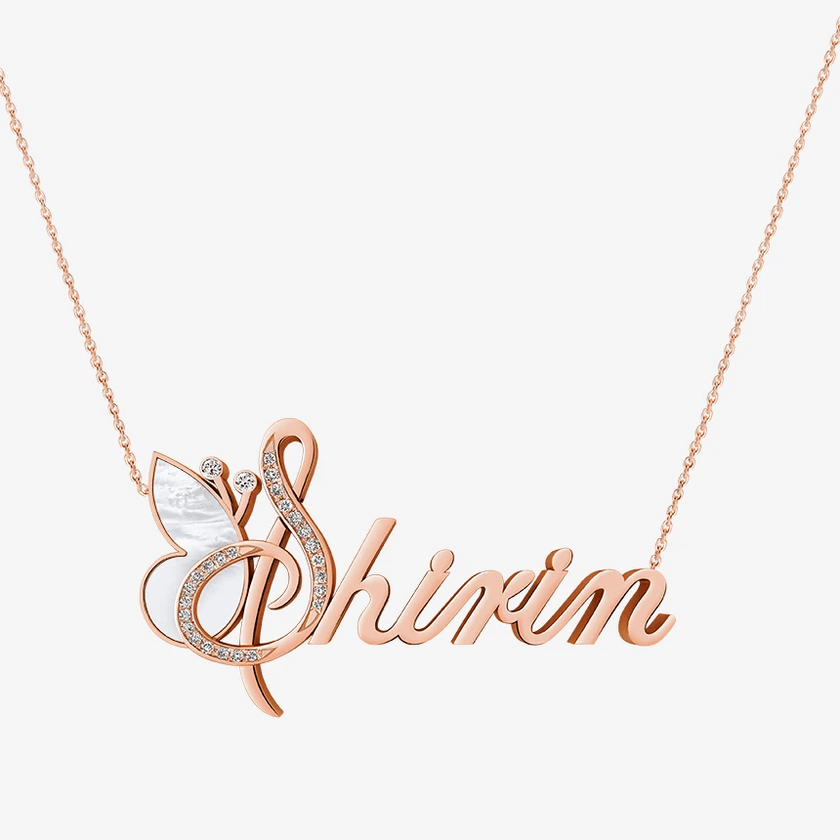 Alaghband Shirin Necklace with Semi - Precious Stone - Alaghband Jewelry